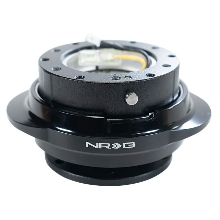 NRG Quick Release Gen 2.2 - Black Body / Shiny Black Oval Ring - SMINKpower Performance Parts NRGSRK-220BK NRG