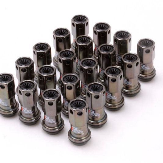 Project Kics 12X1.25 R40 Iconix Classical Lug Nuts w/ Black Plastic Cap - 20 - No Locks-tuningsupply.com