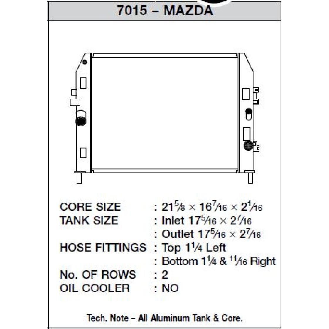 CSF 06-12 Mazda Miata Radiator-tuningsupply.com