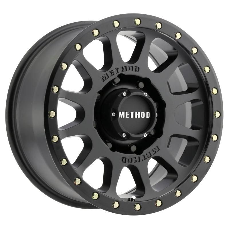 Method MR305 NV HD 17x8.5 0mm Offset 8x180 130.81mm CB Matte Black Wheel-tuningsupply.com