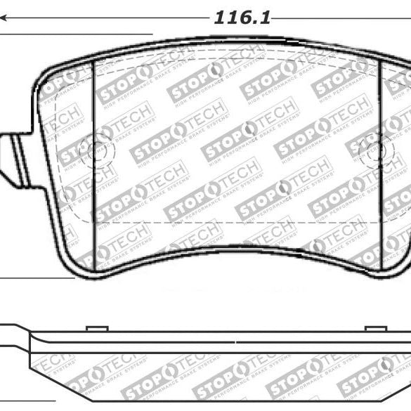 StopTech Performance Brake Pads-Brake Pads - Performance-Stoptech-STO309.13860-SMINKpower Performance Parts