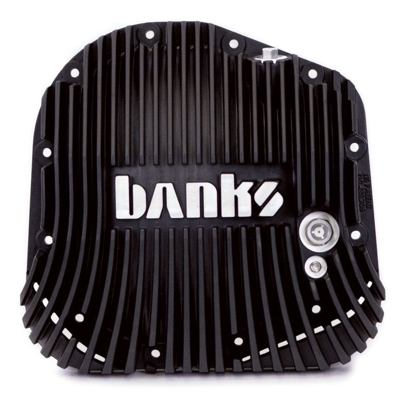 Banks 85-19 Ford F250/ F350 10.25in 12 Bolt Black-Ops Differential Cover Kit-tuningsupply.com