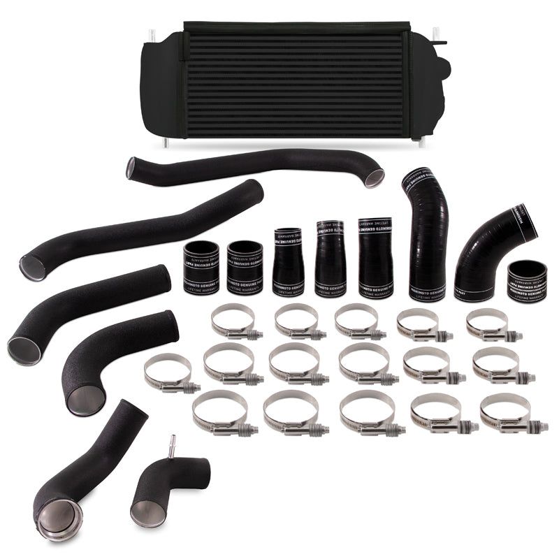 Mishimoto 2017+ Ford F150 3.5L EcoBoost Performance Intercooler Kit - Black Cooler Black Pipes-tuningsupply.com