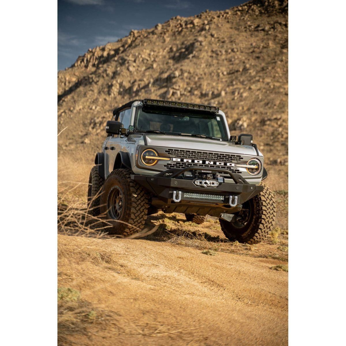 DV8 Offroad 2021 Ford Bronco A Pillar Dual Light Pod Drop Mounts-tuningsupply.com