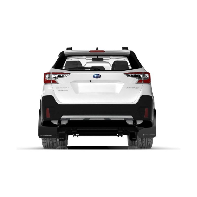 Rally Armor 20-22 Subaru Outback Black UR Mud Flap w/ Red Logo-Mud Flaps-Rally Armor-RALMF66-UR-BLK/RD-SMINKpower Performance Parts