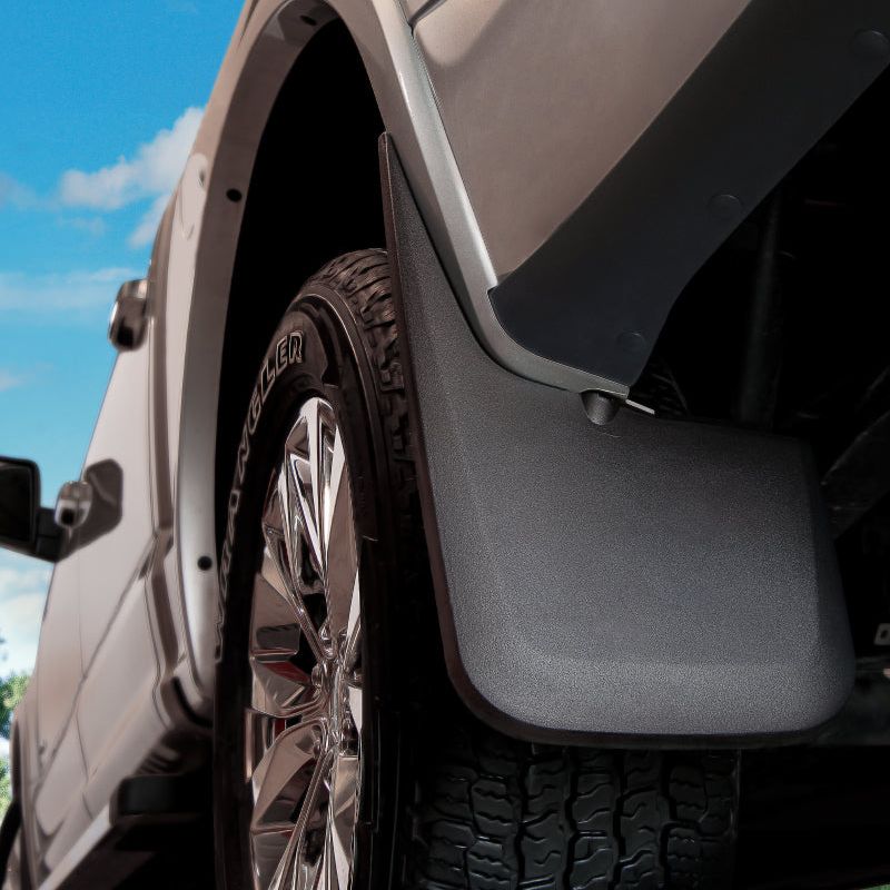 Husky Liners 11-21 Jeep Grand Cherokee (w/OEM Fender Flares) Custom-Molded Front Mud Guards-tuningsupply.com