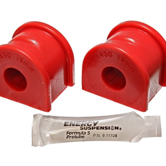 Energy Suspension 97-04 Chevy Corvette Red 19mm Rear Sway Bar Bushing Set - Reuse OE Brackets-tuningsupply.com