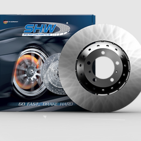 SHW 98-00 Mercedes-Benz C43 AMG 4.3L Left Front Smooth Lightweight Brake Rotor (2104211812) - SMINKpower Performance Parts SHWTFL42103 SHW Performance