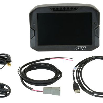 AEM CD-7 Logging GPS Enabled Race Dash Carbon Fiber Digital Display w/o VDM (CAN Input Only)-tuningsupply.com