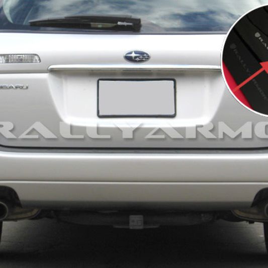 Rally Armor 05-09 Subaru Legacy / Outback Black UR Mud Flap w/Silver Logo-tuningsupply.com