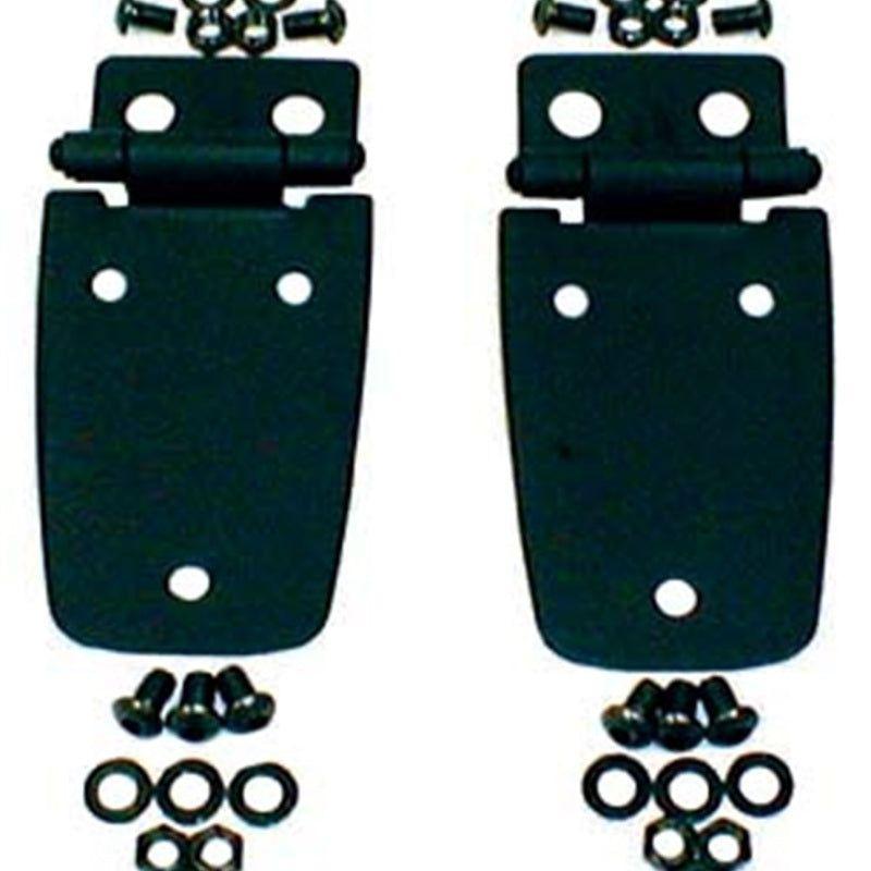 Rugged Ridge 97-06 Jeep Wrangler Black Hood Hinges-Hood Struts-Rugged Ridge-RUG11205.02-SMINKpower Performance Parts