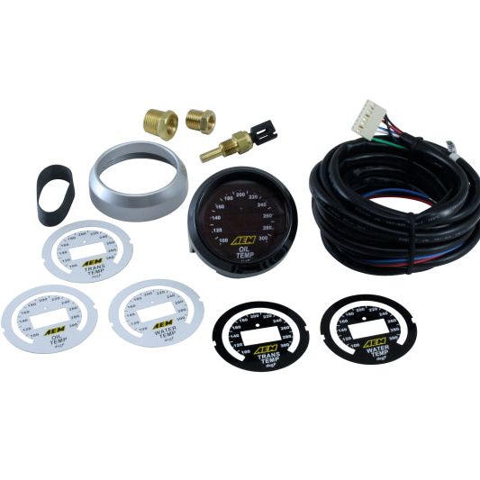 AEM 52mm Temperature (Transmission / Oil / Water) Digital Gauge-tuningsupply.com