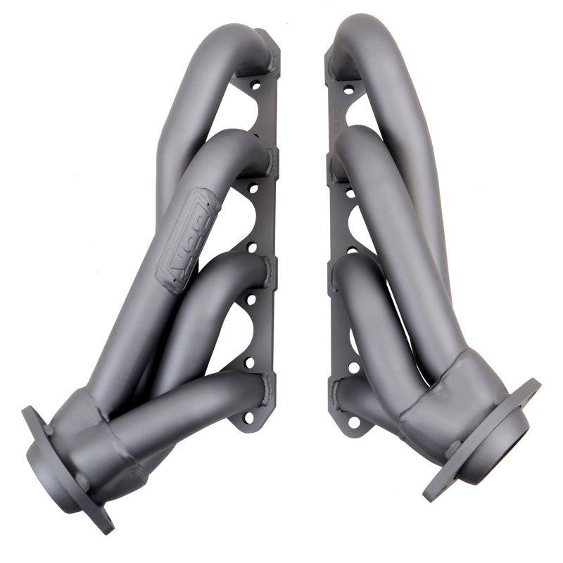 BBK 79-93 Mustang 5.0 Shorty Unequal Length Exhaust Headers - 1-5/8 Titanium Ceramic-tuningsupply.com