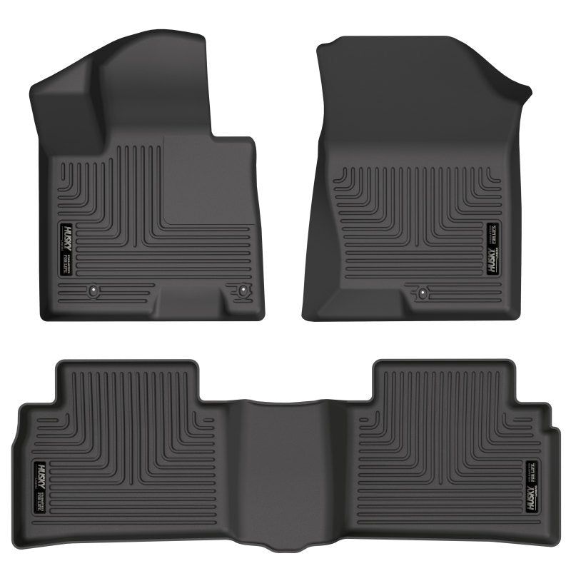 Husky Liners 2022 Hyundai Tucson Excl. Hybrid Weatherbeater Black Front & 2nd Seat Floor Liners-tuningsupply.com