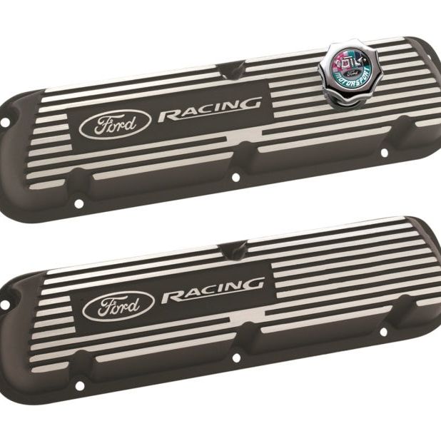 Ford Racing Black Satin Valve Covers Racing EFI-tuningsupply.com