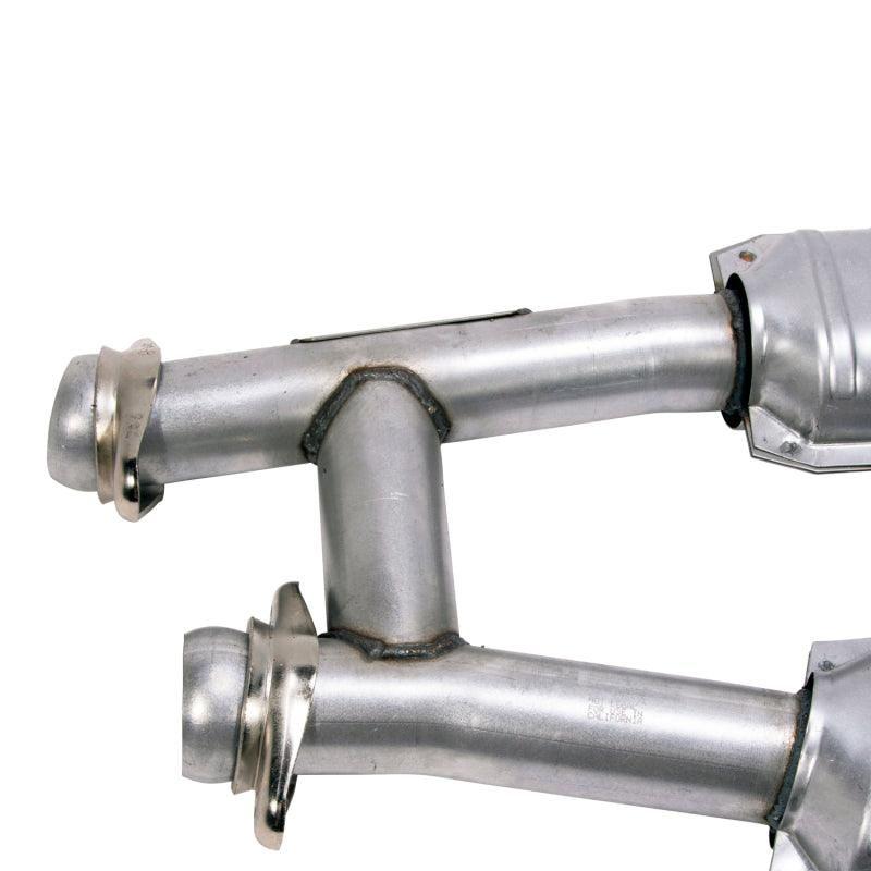 BBK 86-93 Mustang 5.0 High Flow H Pipe With Catalytic Converters - 2-1/2-tuningsupply.com