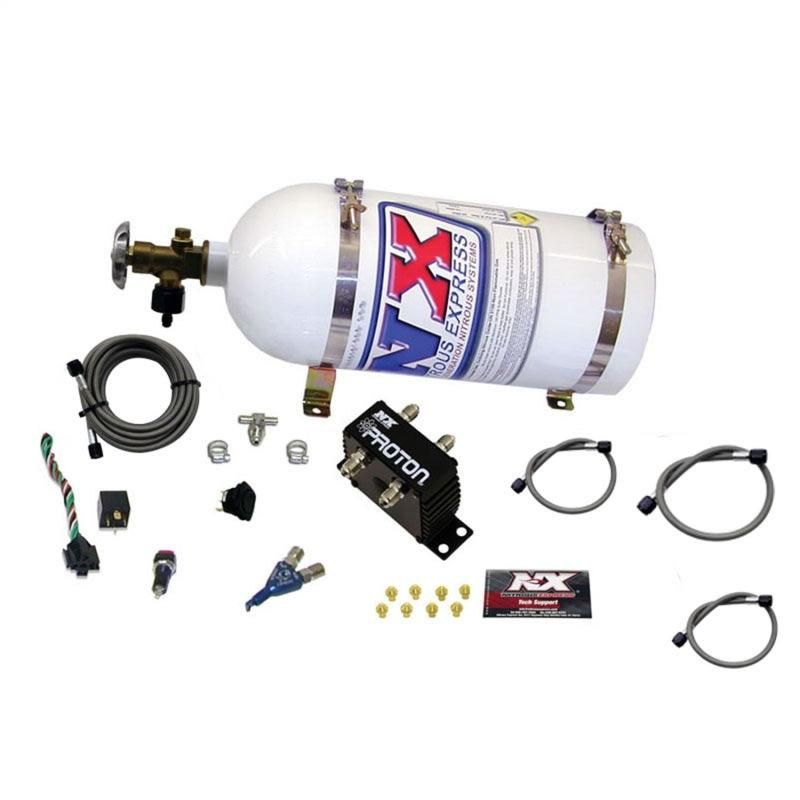 Nitrous Express Proton Series Nitrous Kit w/10lb Bottle - SMINKpower Performance Parts NEX20420-10 Nitrous Express