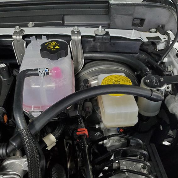 J&amp;L 18-24 Jeep Wrangler JL 3.6L Driver Side Oil Separator 3.0 - Clear Anodized-tuningsupply.com