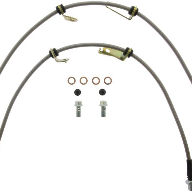 StopTech 06-17 Lexus HS250h / Toyota RAV4 Stainless Steel Front Brake Lines-Brake Line Kits-Stoptech-STO950.44036-SMINKpower Performance Parts