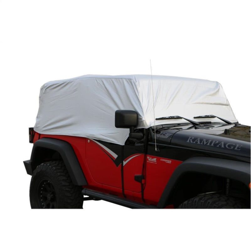 Rampage 2007-2018 Jeep Wrangler(JK) Cab Cover Multiguard - Silver-Car Covers-Rampage-RAM2263-SMINKpower Performance Parts