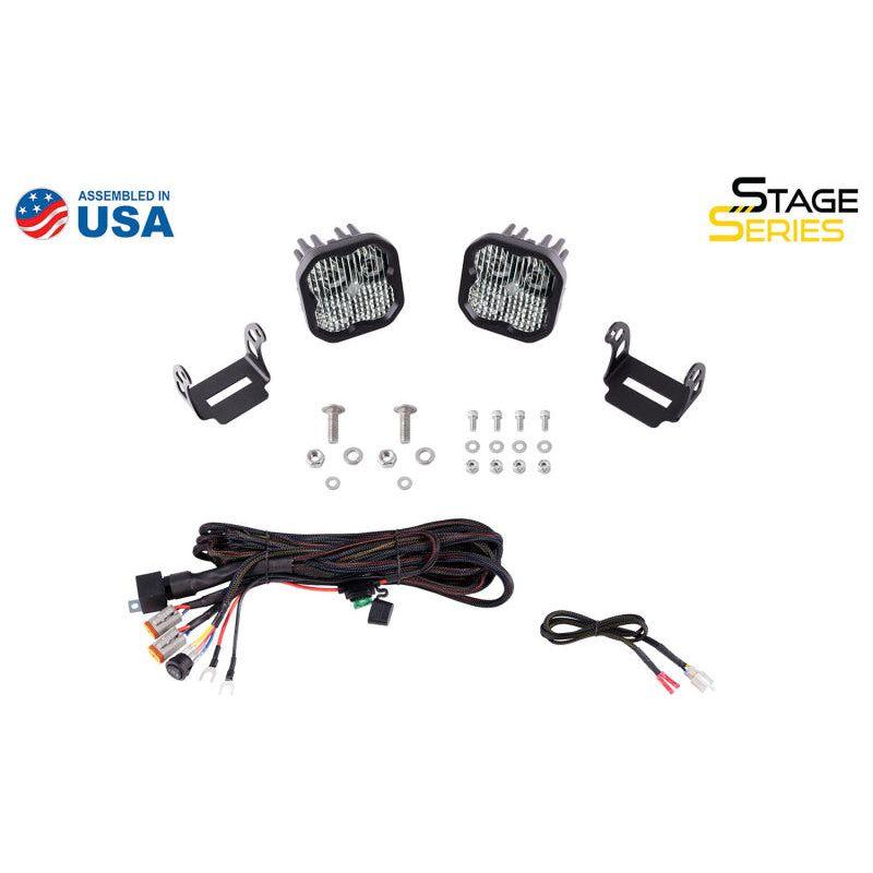 Diode Dynamics 2021 Ford Bronco SS3 LED Ditch Light Kit - Pro White Combo-tuningsupply.com