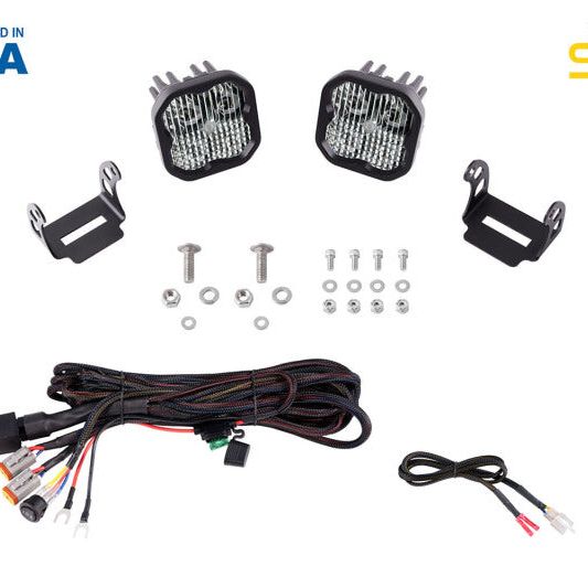 Diode Dynamics 2021 Ford Bronco Sport SS3 LED Ditch Light Kit - White Combo-tuningsupply.com