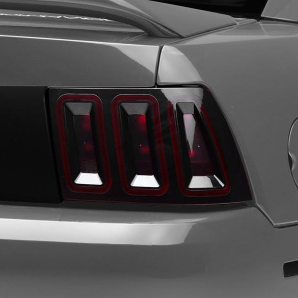 Raxiom 99-04 Ford Mustang Excluding 99-01 Cobra Icon LED Tail Lights- Black Housing (Smoked Lens) - SMINKpower Performance Parts RAX100807 Raxiom