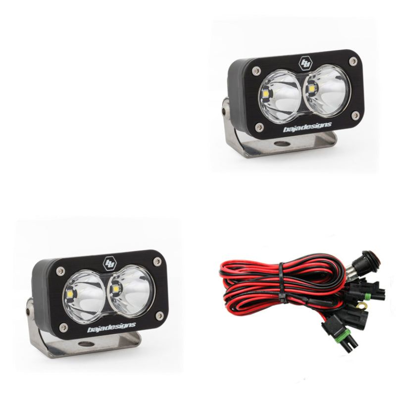 Baja Designs S2 Sport Work/Scene Pattern Pair LED Work Light - Clear-tuningsupply.com