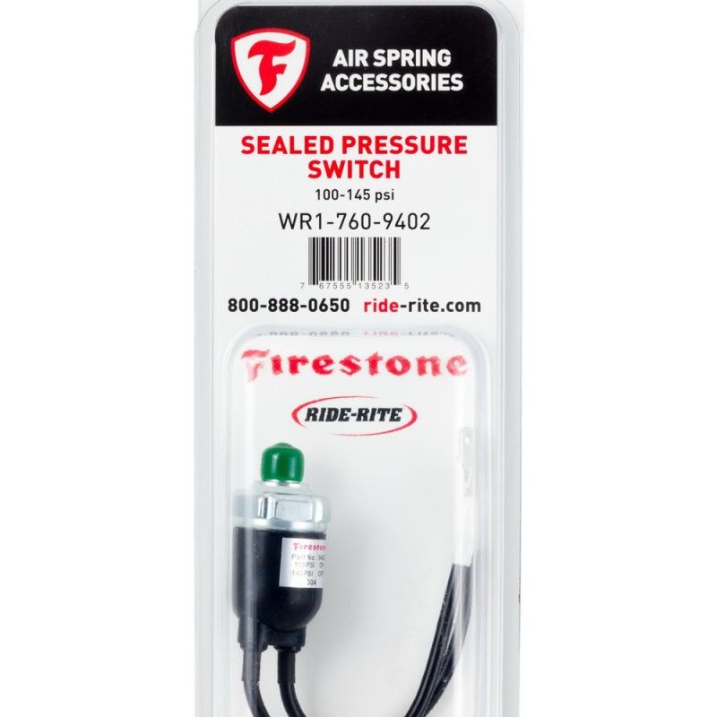 Firestone Sealed Air Pressure Switch 110-145 PSI - Single (WR17609402)-tuningsupply.com