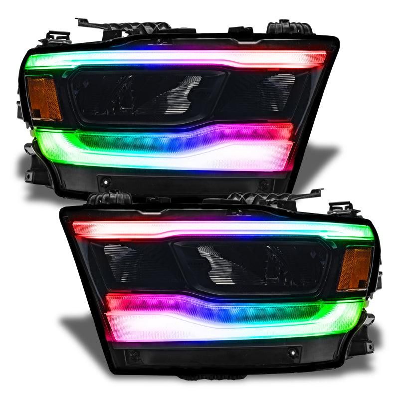 Oracle 19-21 Dodge RAM 1500 RGB+W Headlight DRL Kit- Reflector LED Headlights - +W SEE WARRANTY-tuningsupply.com