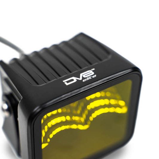 DV8 Offroad 3in Elite Series LED Amber Pod Light-tuningsupply.com