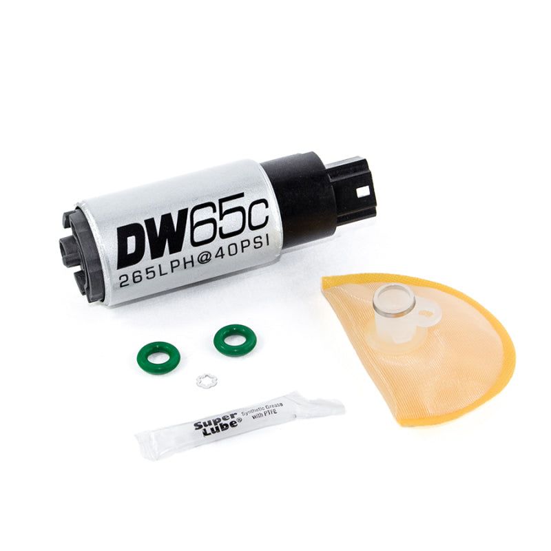 DeatschWerks 265 LPH Compact In-Tank Fuel Pump w/ 06-13 Civic Set Up Kit-tuningsupply.com