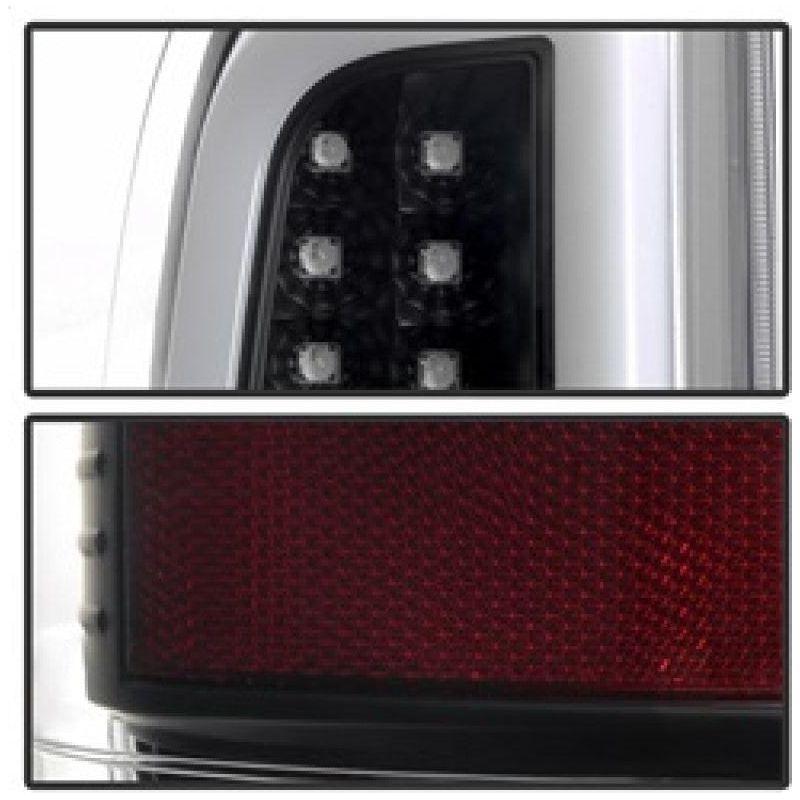 Spyder 08-16 Ford Super Duty F-250 V3 Light Bar LED Tail Lights - Black (ALT-YD-FS07V3-LBLED-BK) - SMINKpower Performance Parts SPY5084712 SPYDER