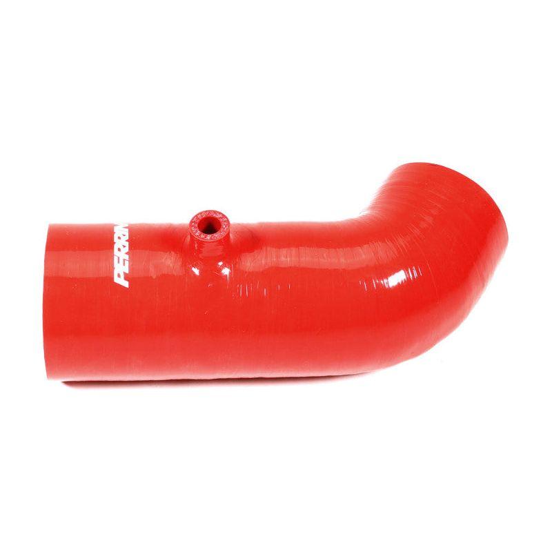 Perrin 22-23 Subaru BRZ/Toyota GR86 Silicone Inlet Hose (3in. ID / SS Wire) - Red-tuningsupply.com