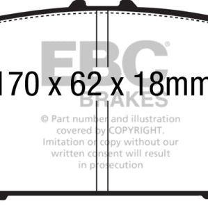 

EBC DP41808R - EBCDP41808R - EBC 06-07 Infiniti QX56 5.6 (Akebono) Yellowstuff Front Brake Pads - Shipped in Europe - Tuningsupply.com
