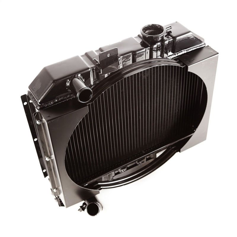 Omix Radiator w/ Fan Shroud 2 Row- 41-52 Willys Models-tuningsupply.com