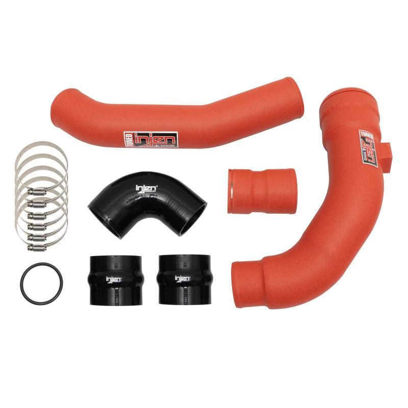 Injen 17-22 Ford F250/F/350/F-450/F-550 V8-6.7L Turbo Diesel Wrinkle Red Intercooler Piping Kit-tuningsupply.com