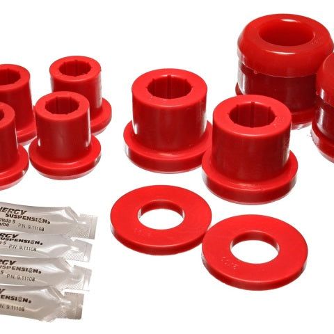 Energy Suspension 04-07 Mazda RX8 Red Front Control Arm Bushing Set-tuningsupply.com