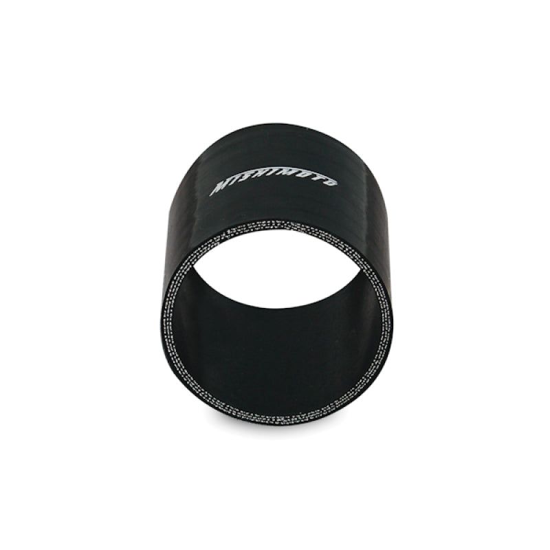 Mishimoto 3.0 Inch Black Straight Coupler-tuningsupply.com