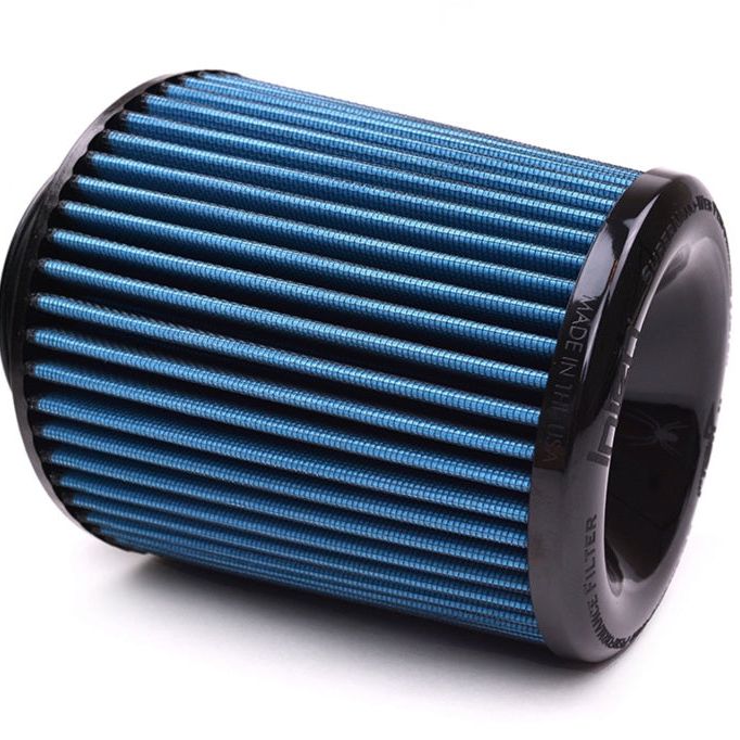 Injen Nanofiber Dry Air Filter - 4in Flange Dia / 6 1/2in Base / 7in Tall / 5 3/8in Top-tuningsupply.com