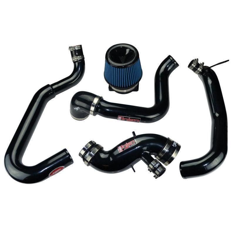 Injen 03-06 Evo 8/9/MR Cast Aluminum Intake System w/ Full Intercooler Piping Black Short Ram Intake-tuningsupply.com