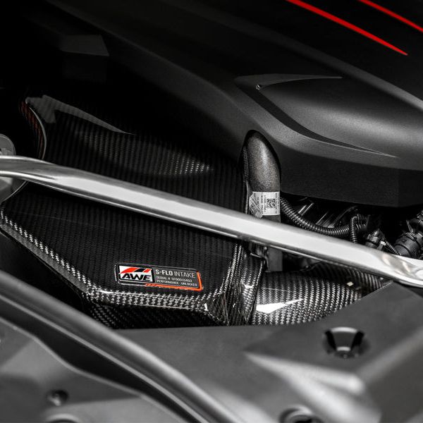 AWE Tuning 2020+ Toyota GR Supra S-FLO Carbon Intake Lid-tuningsupply.com