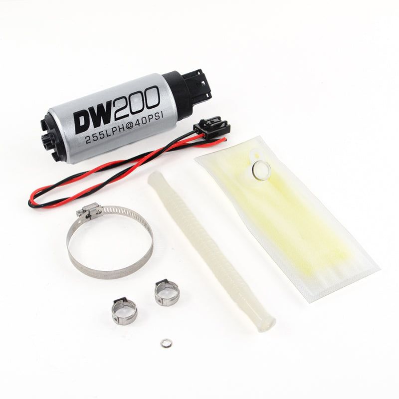 DeatschWerks 92-95 BMW E36 325i DW200 255 LPH In-Tank Fuel Pump w/ Install Kit-tuningsupply.com