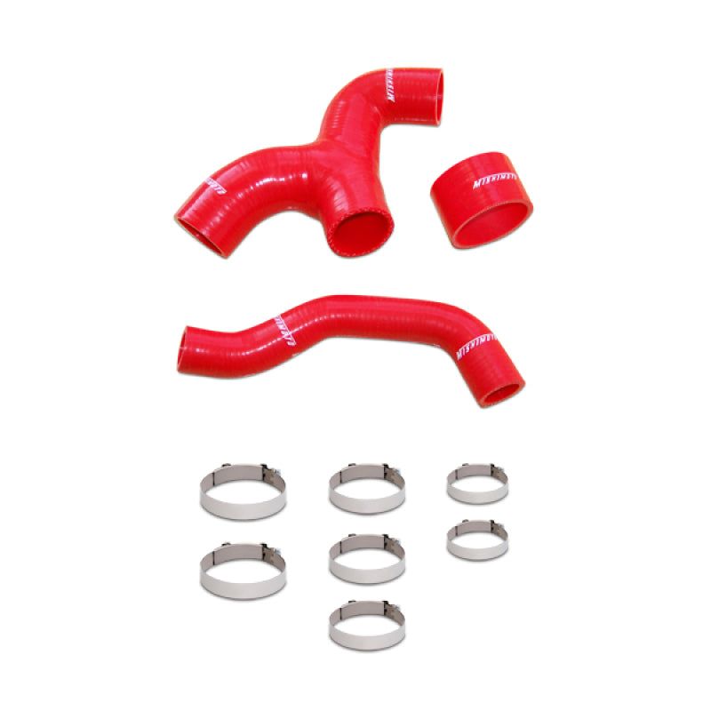 Mishimoto 02-05 Subaru WRX Red Silicone Intercooler Hoses-tuningsupply.com