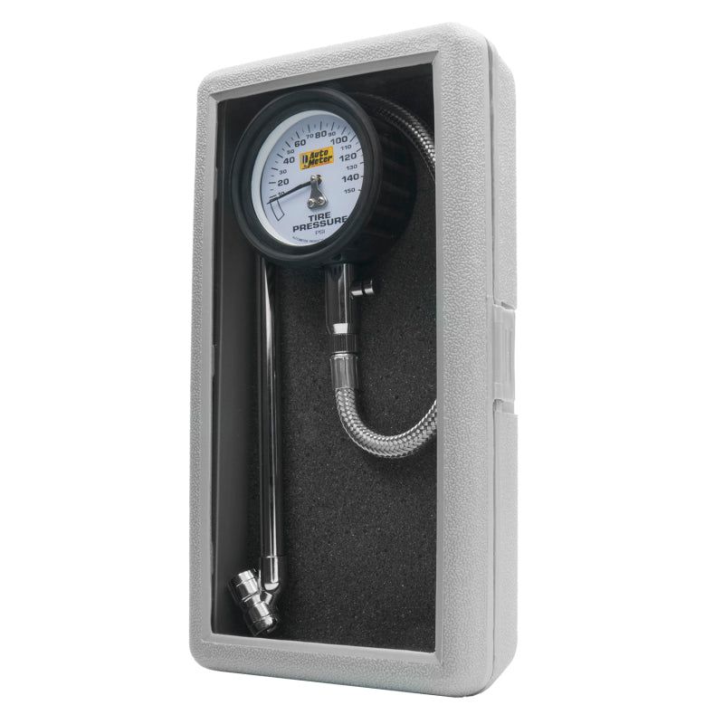 Autometer 150 PSI Analog Tire Pressure Gauge-tuningsupply.com