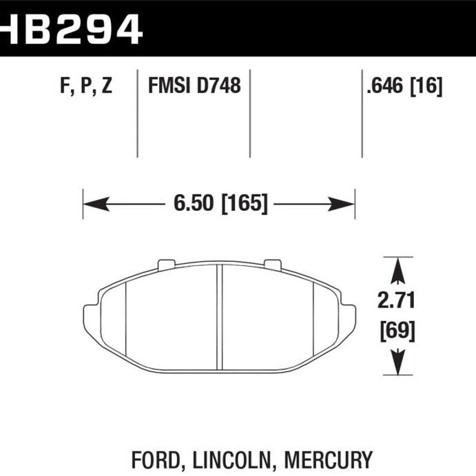 Hawk HPS Street Brake Pads-tuningsupply.com