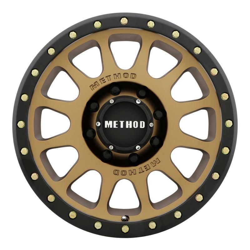 Method MR305 NV 17x8.5 0mm Offset 8x170 130.81mm CB Method Bronze/Black Street Loc Wheel-tuningsupply.com