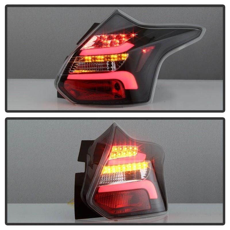 Spyder 12-14 Ford Focus 5DR LED Tail Lights - Black (ALT-YD-FF12-LED-BK) - SMINKpower Performance Parts SPY5085139 SPYDER