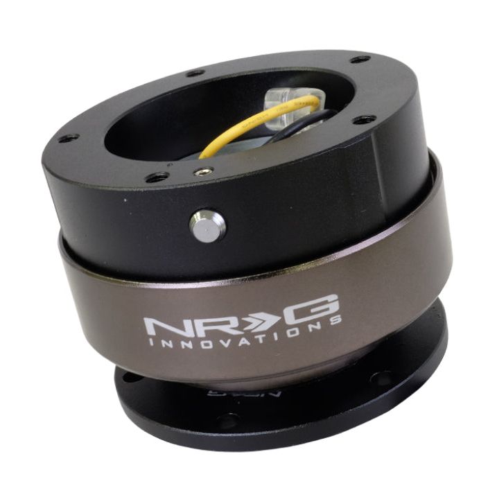 NRG Quick Release Kit Gen 2.5 - Black / Black Ring (6 Hole Base 5 Hole Top)-tuningsupply.com