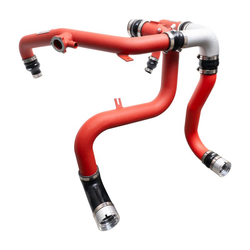 Injen 21-23 Ford Bronco 2.7L V6 (TT) EcoBoost SES Intercooler Pipes - Wrinkle Red-tuningsupply.com